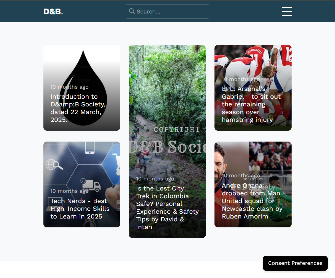 Discovery Society - E-commerce Platform by D&B Society